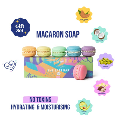 The Sass Bar Macaron Soap Box