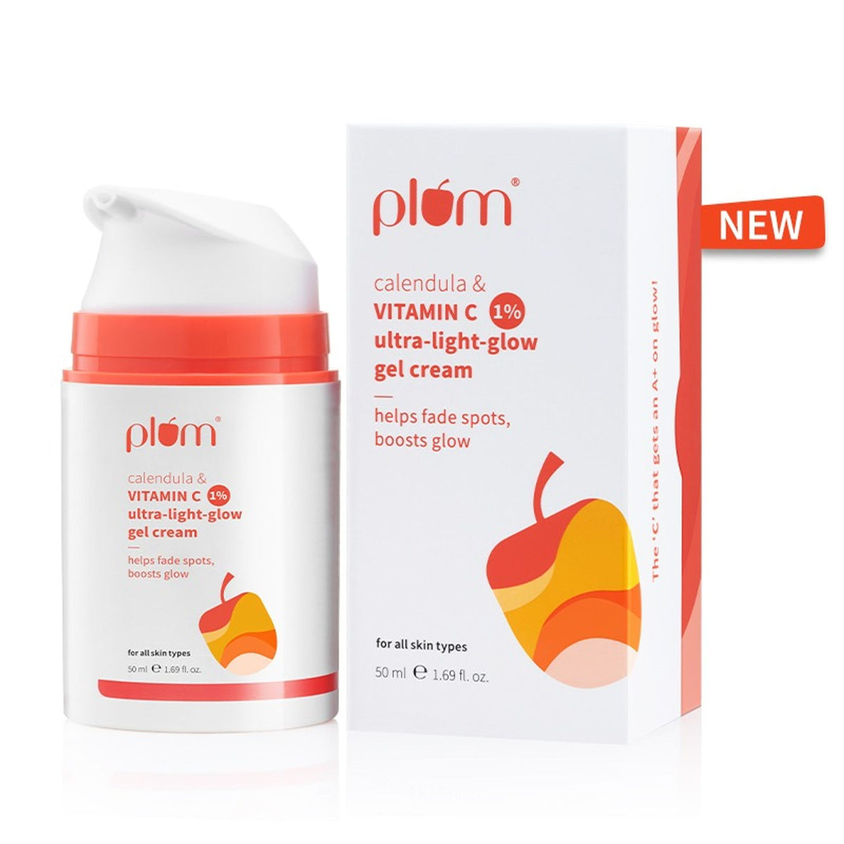 Plum 1% Vitamin C Ultra-Light-Glow Boosting Gel Cream