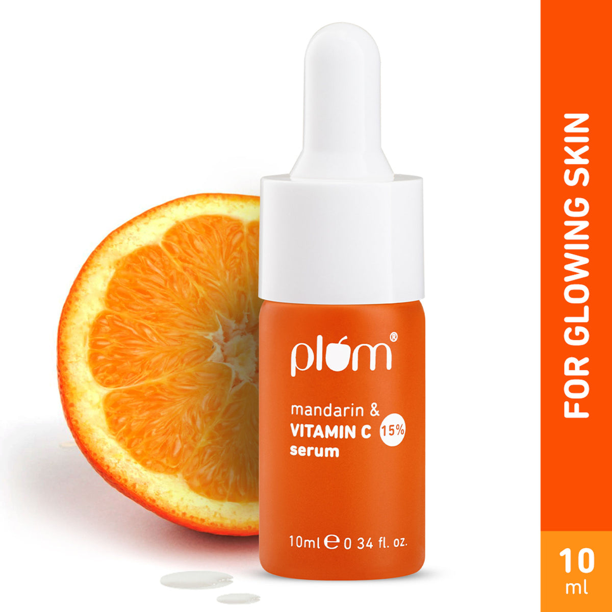 Plum 15% Vitamin C Glow Face Serum - Dermat Tested To Fight Dark Spots- Pigmentation & Dull Skin