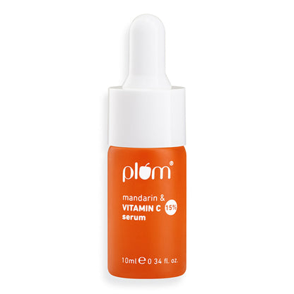 Plum 15% Vitamin C Glow Face Serum - Dermat Tested To Fight Dark Spots- Pigmentation & Dull Skin