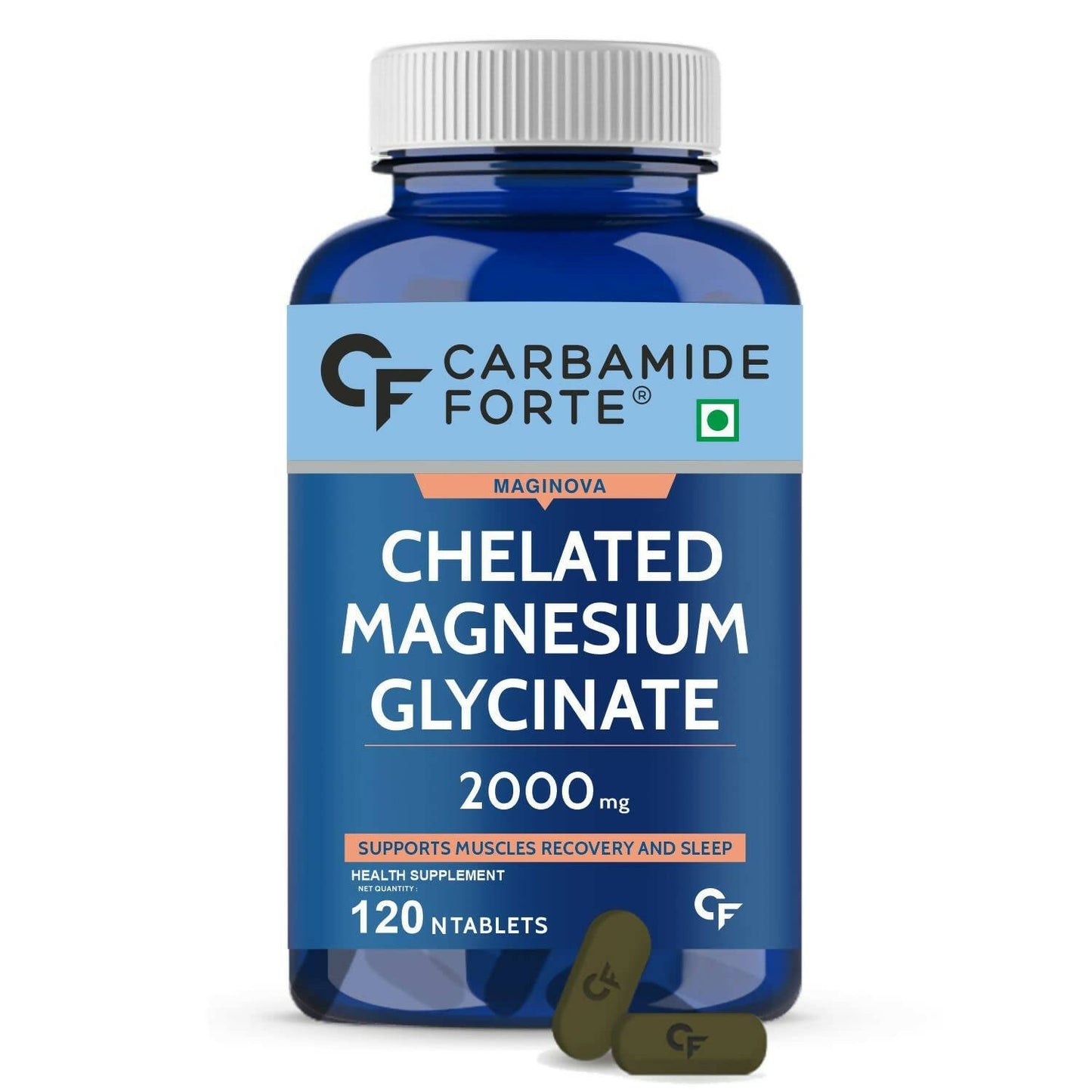 Carbamide Forte Chelated Magnesium Glycinate Tablets - Indyancart