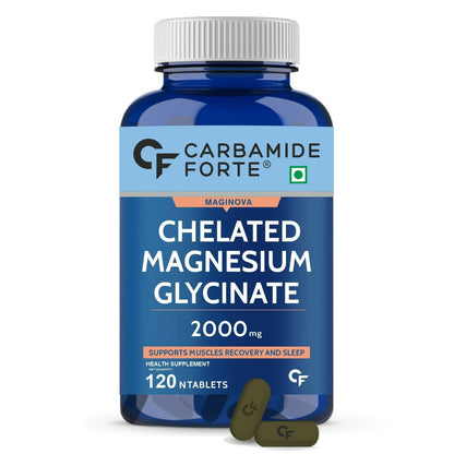 Carbamide Forte Chelated Magnesium Glycinate Tablets - Indyancart