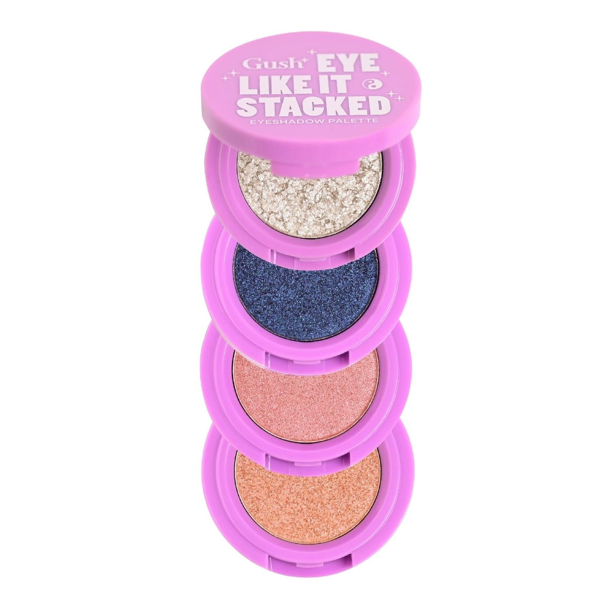 Gush Beauty 4 In 1 Eyeshadow Palette Easy To Blend Kpop - Heavy Metal