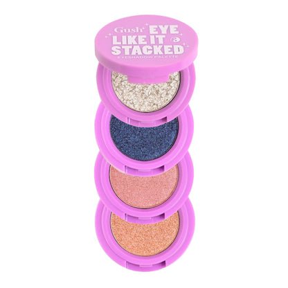 Gush Beauty 4 In 1 Eyeshadow Palette Easy To Blend Kpop - Heavy Metal