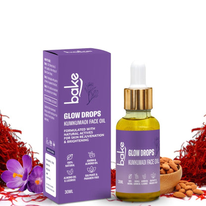 BAKE Kumkumadi Face Oil For Brightening & Glowing Skin
