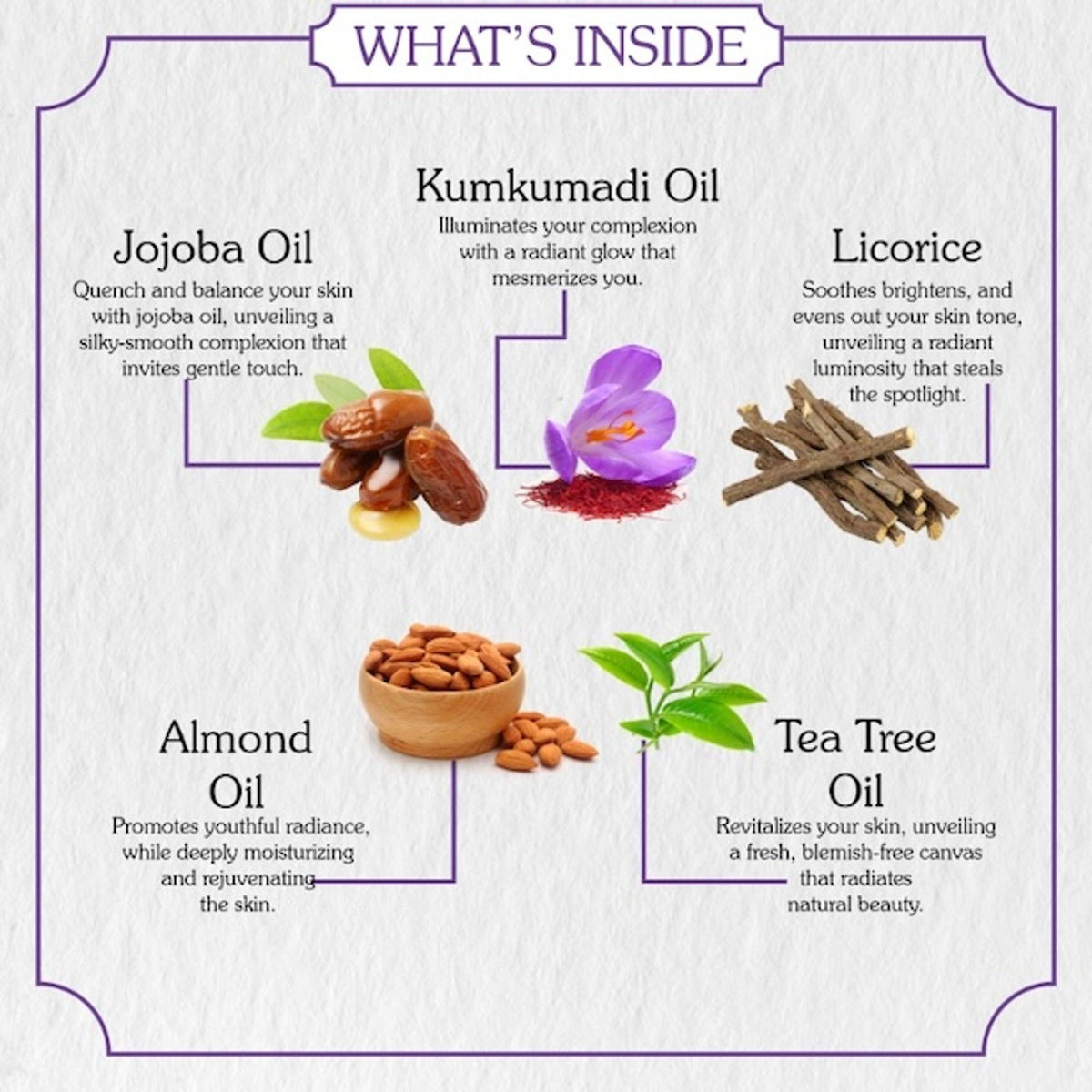 BAKE Kumkumadi Face Oil For Brightening & Glowing Skin