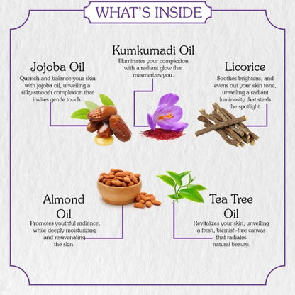 BAKE Kumkumadi Face Oil For Brightening & Glowing Skin
