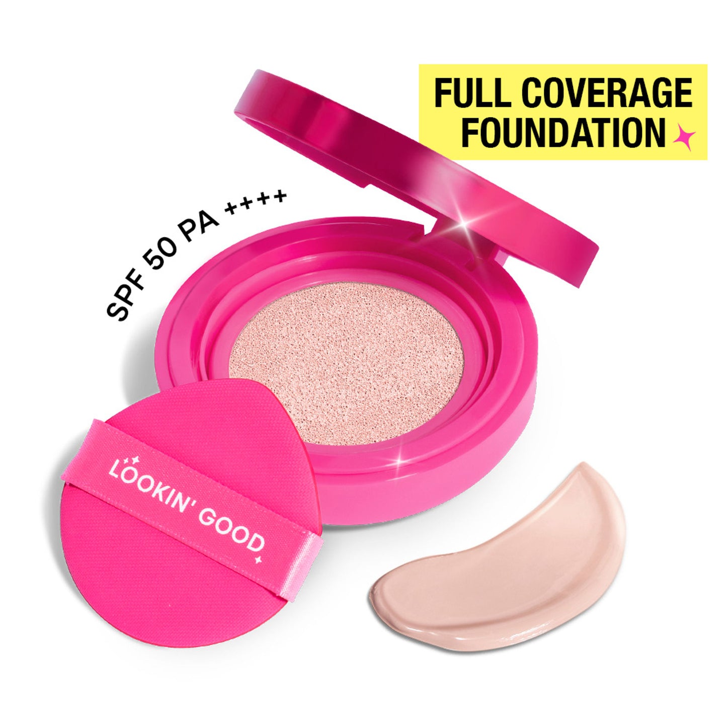 Nykaa Cosmetics Magic Cover Full Coverage Matte Cushion Foundation with SPF 50 - 400P Light