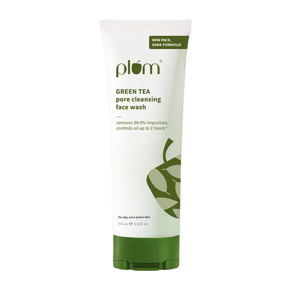 Plum Green Tea Pore Cleansing Gel Face Wash With Glycolic Acid - Fights Pimpels & Control Oil