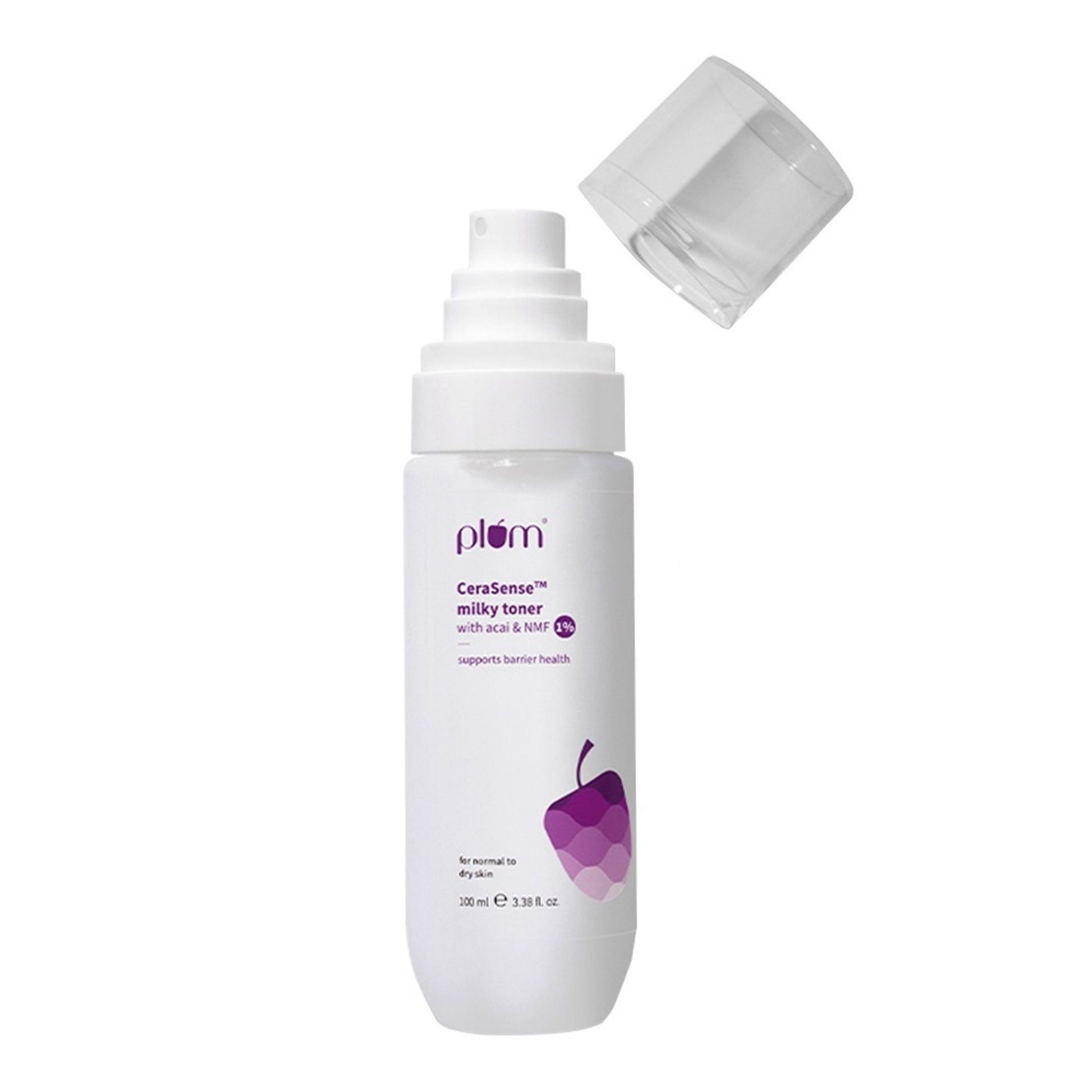Plum Cerasense Milky Toner with Ceramides & Peptides For Barrier Repair