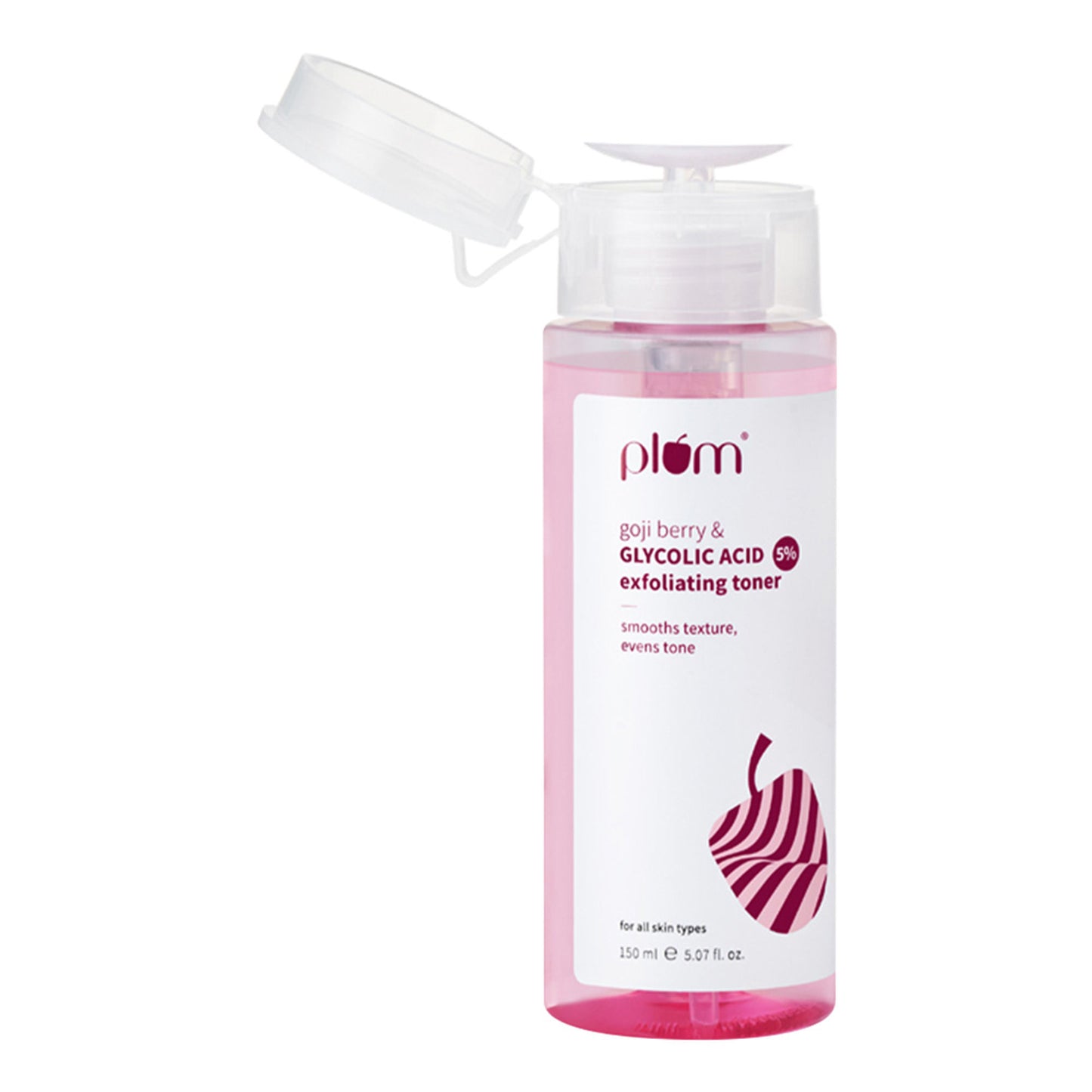 Plum 5% Glycolic Acid & Goji Berry Exfoliating Toner for textured skin