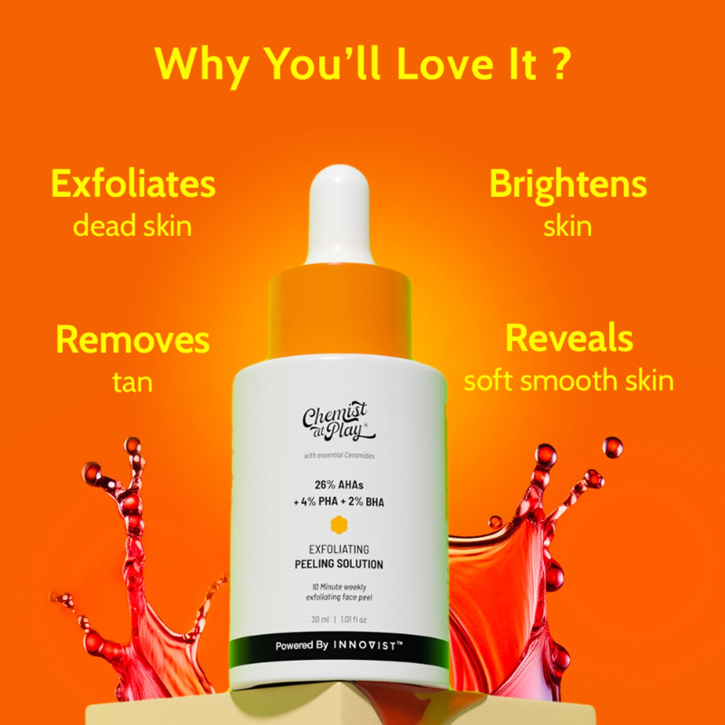 Chemist at Play 26% AHA 2% BHA 4% PHA Exfoliating Peeling Solution Aha Bha Peeling Solution