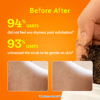 Chemist at Play Exfoliating Natural AHAs Body Scrub For Removing Tan & Dead Skin Cells-Coffee Body Scrubs