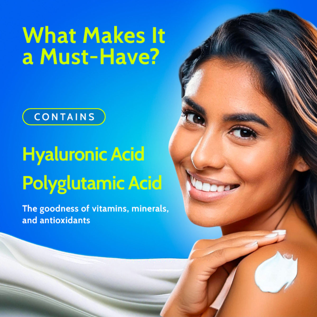 Chemist at Play Hydrating Body Lotion with Rice Water & Hyaluronic Acid, Moisturizer for Dry Skin