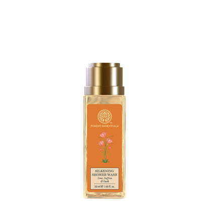 Forest Essentials Silkening Lime Saffron & Oudh Natural Shower Wash