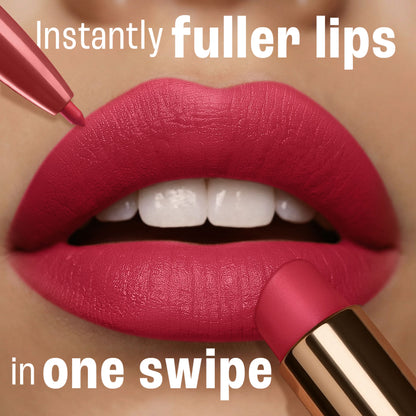 Lakme 9to5 Hya Beach Edit, Lipstick + Liner Duo, SPF 30, Hydrating Matte - Afterhours Red