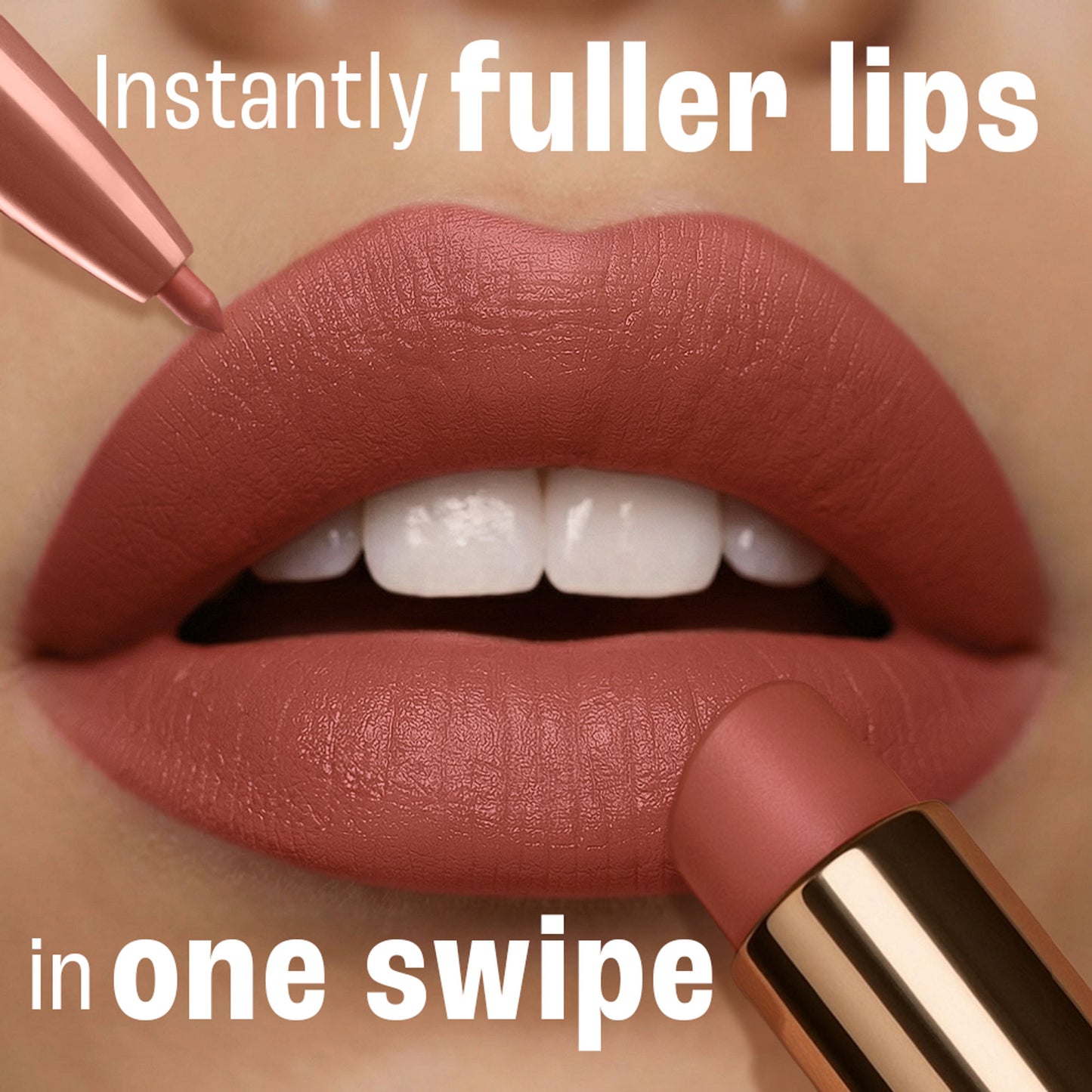 Lakme 9to5 Hya Beach Edit, Lipstick + Liner Duo, SPF 30, Hydrating Matte - Beachy Nude