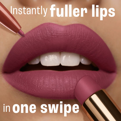 Lakme 9to5 Hya Beach Edit, Lipstick + Liner Duo, SPF 30, Hydrating Matte - Pro Pink Medium