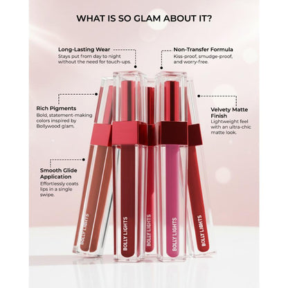 Colorbar Bolly Lights Showbiz Matte Liquid Lipstick - Crush - 05
