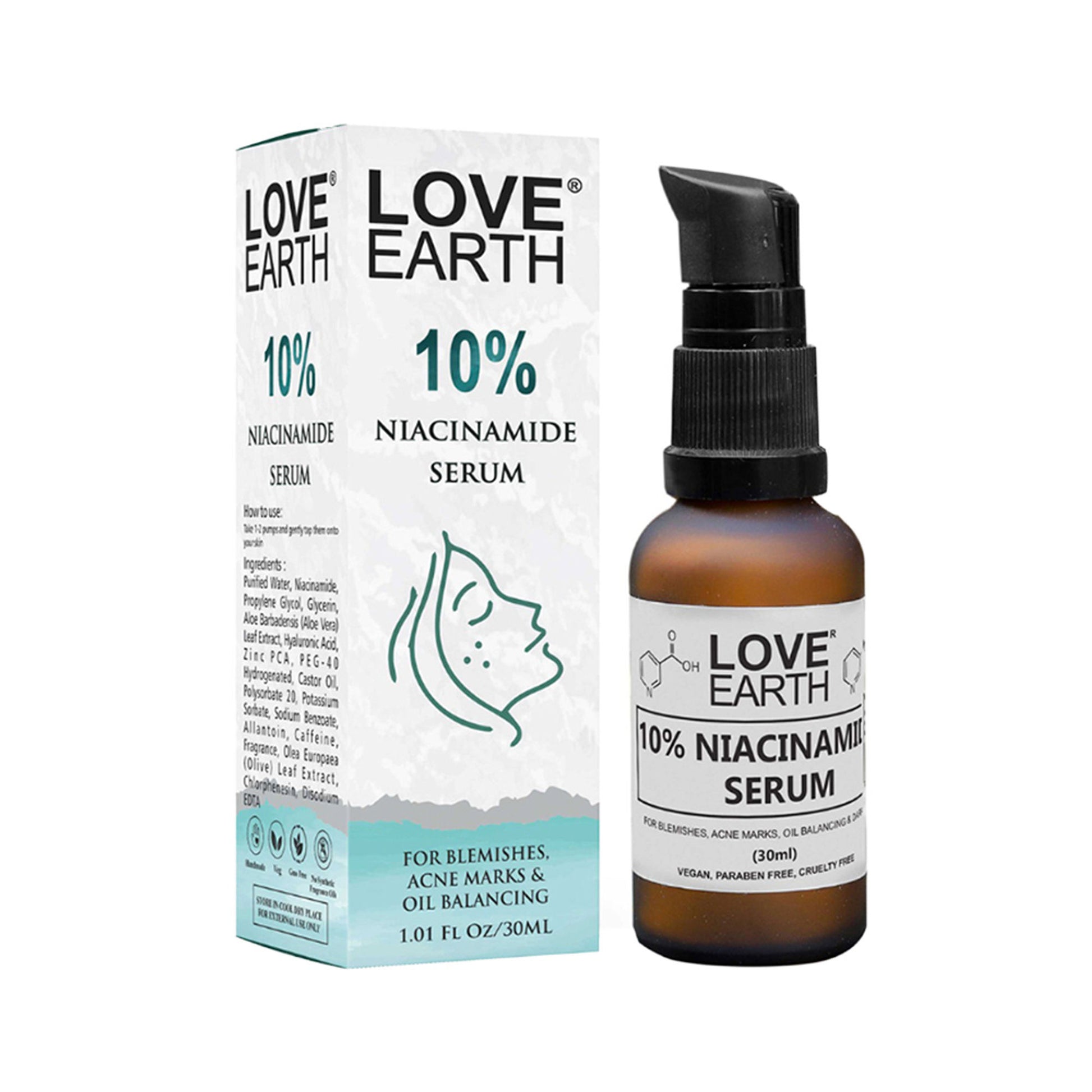 Love Earth 10% Niacinamide Serum
