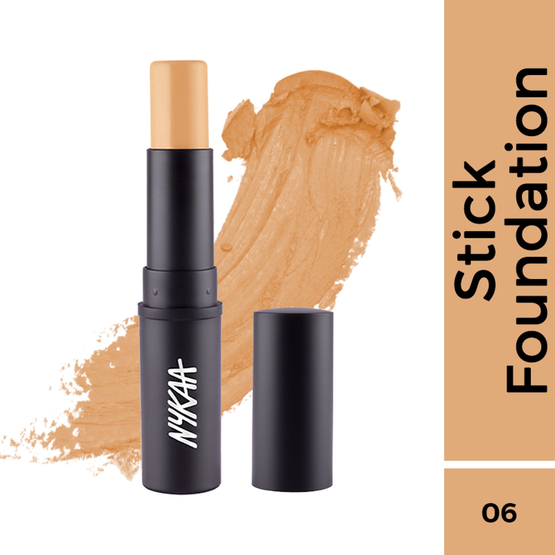 Nykaa Cosmetics SKINgenius Foundation Stick Conceal Contour & Corrector - Golden Hazelnut 06