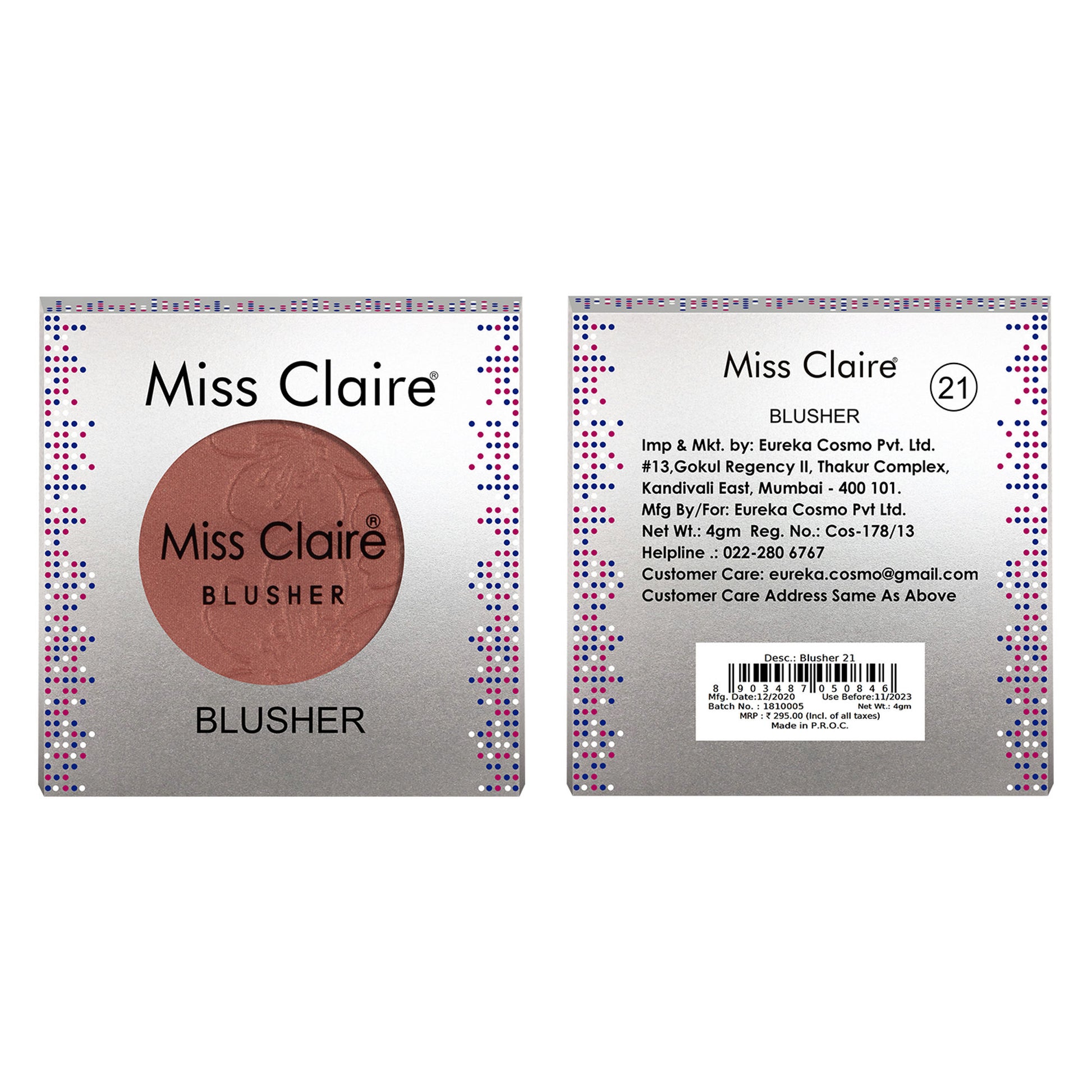 Miss Claire Round Blusher - 21