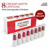 Just Herbs Ayurvedic Lipstick Micro-Mini Kit - Kit Of 8