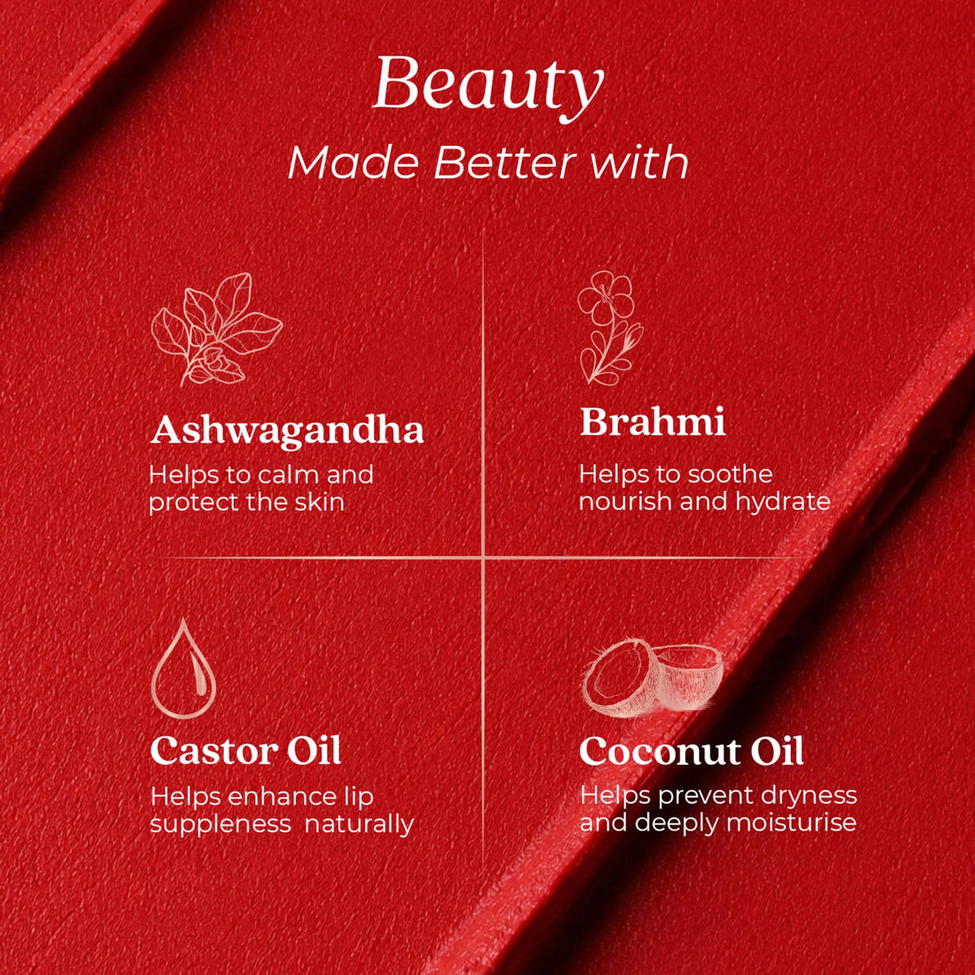 Just Herbs Ayurvedic Lipstick Micro-Mini Kit - Kit Of 8