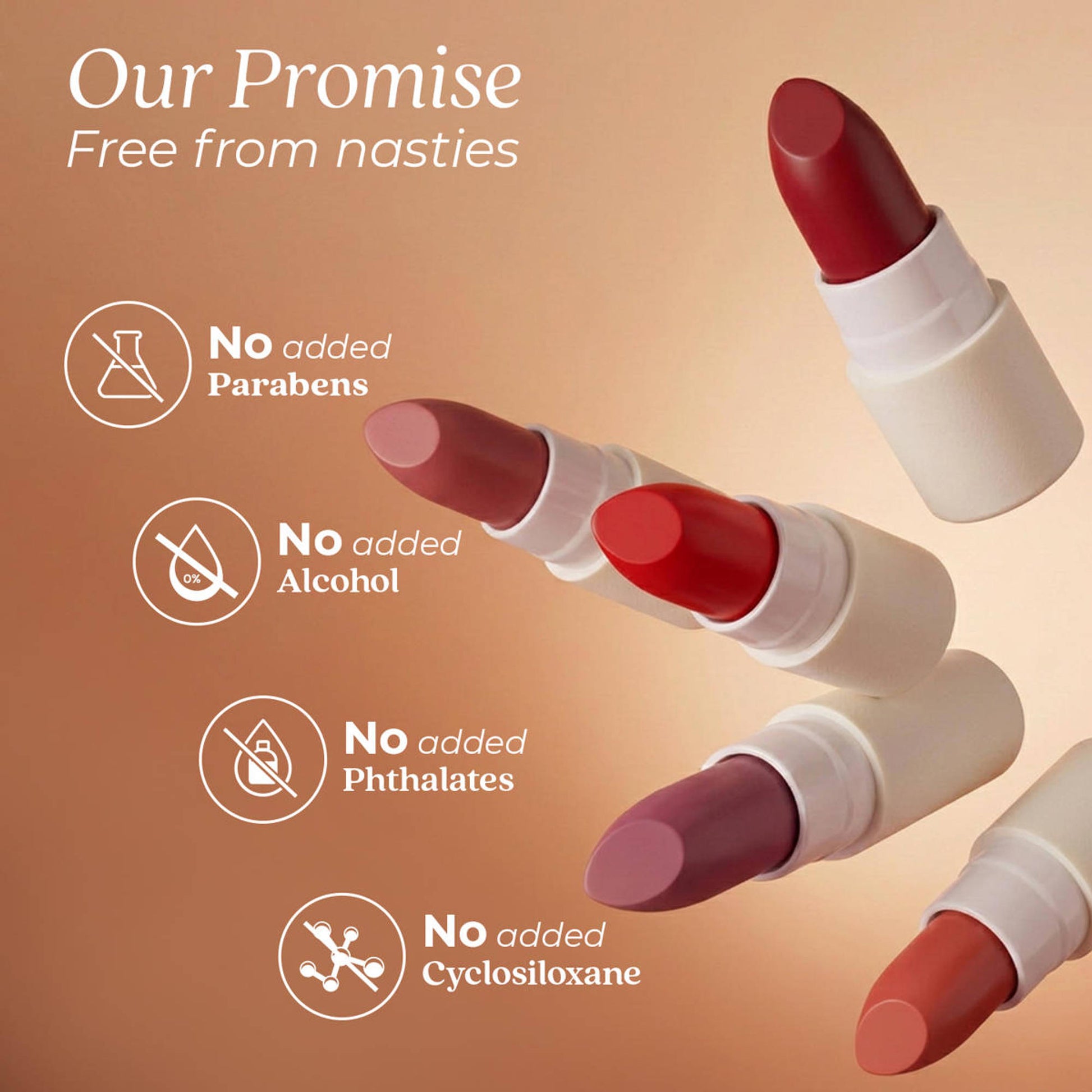 Just Herbs Ayurvedic Lipstick Micro-Mini Kit - Kit Of 8