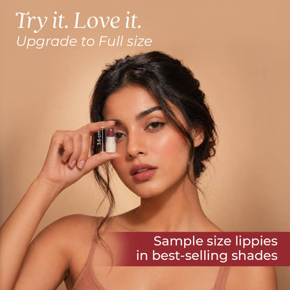 Just Herbs Ayurvedic Lipstick Micro-Mini Kit - Kit Of 8