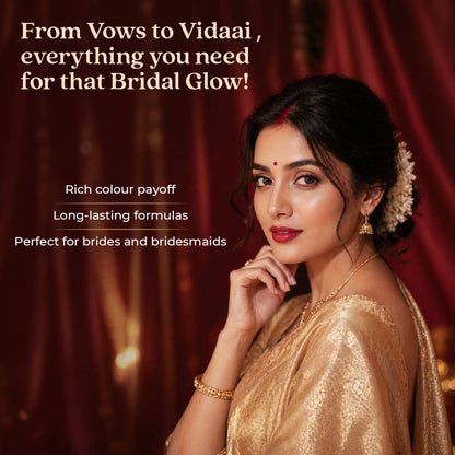 Just Herbs Wedding Vows Glam Essentials With Matte Lipstick