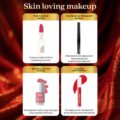 Just Herbs Wedding Vows Glam Essentials With Matte Lipstick