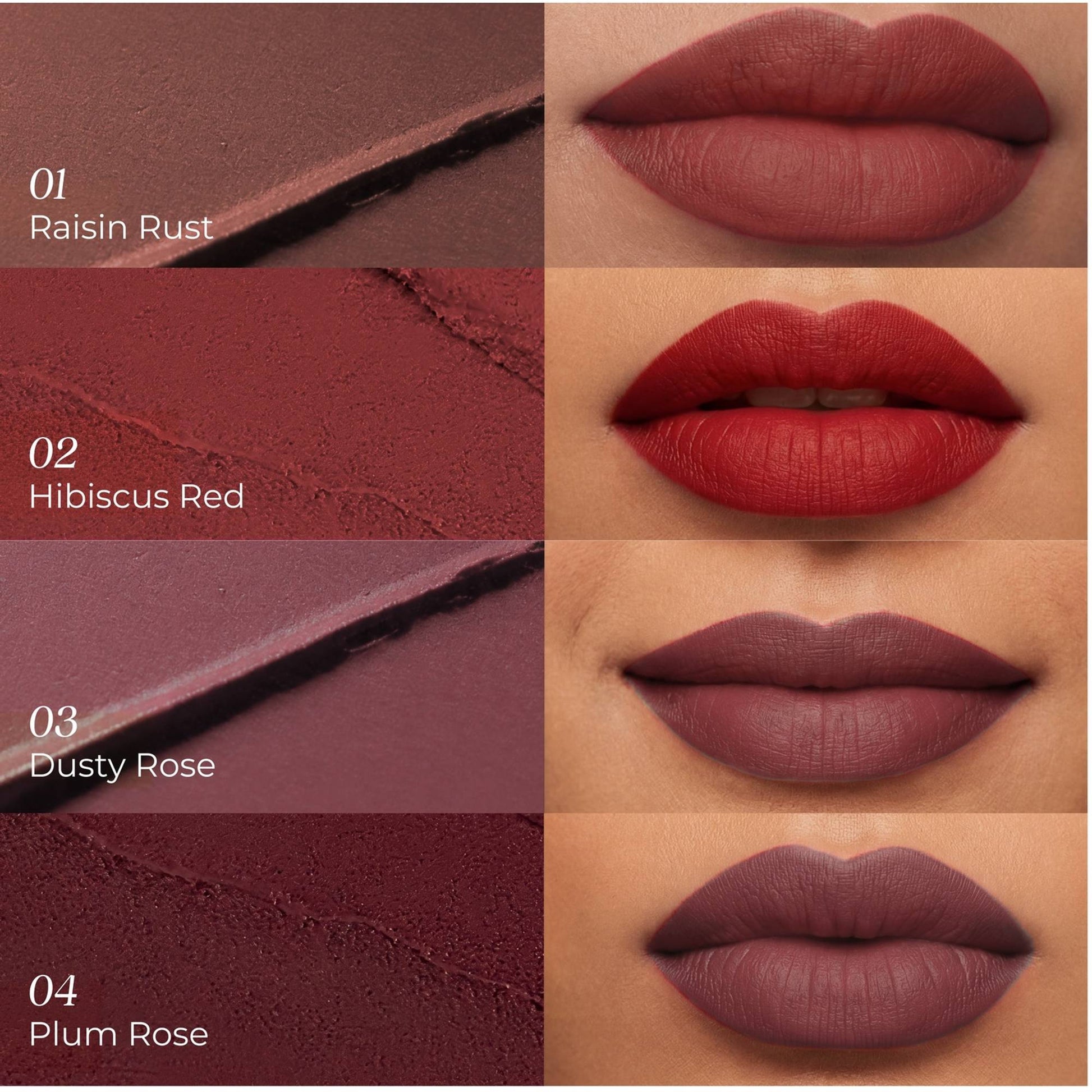 Just Herbs Herb Enriched Matte Liquid Lipstick Kit - Red & Bold