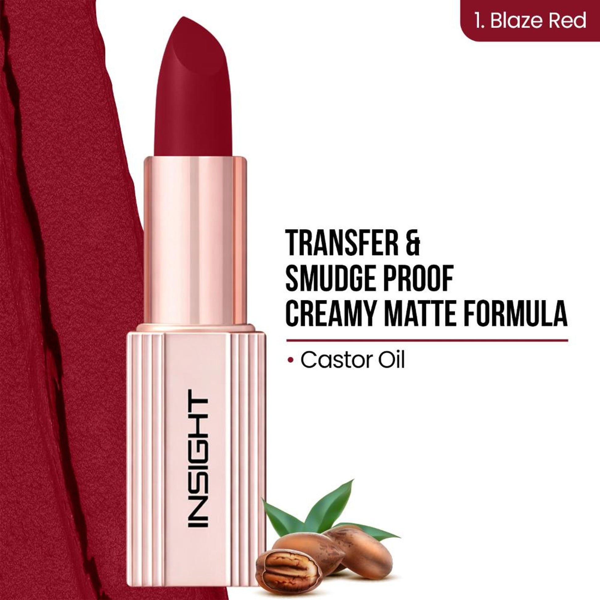 Insight Cosmetics Soft Blur Matte Lipstick - Blaze Red