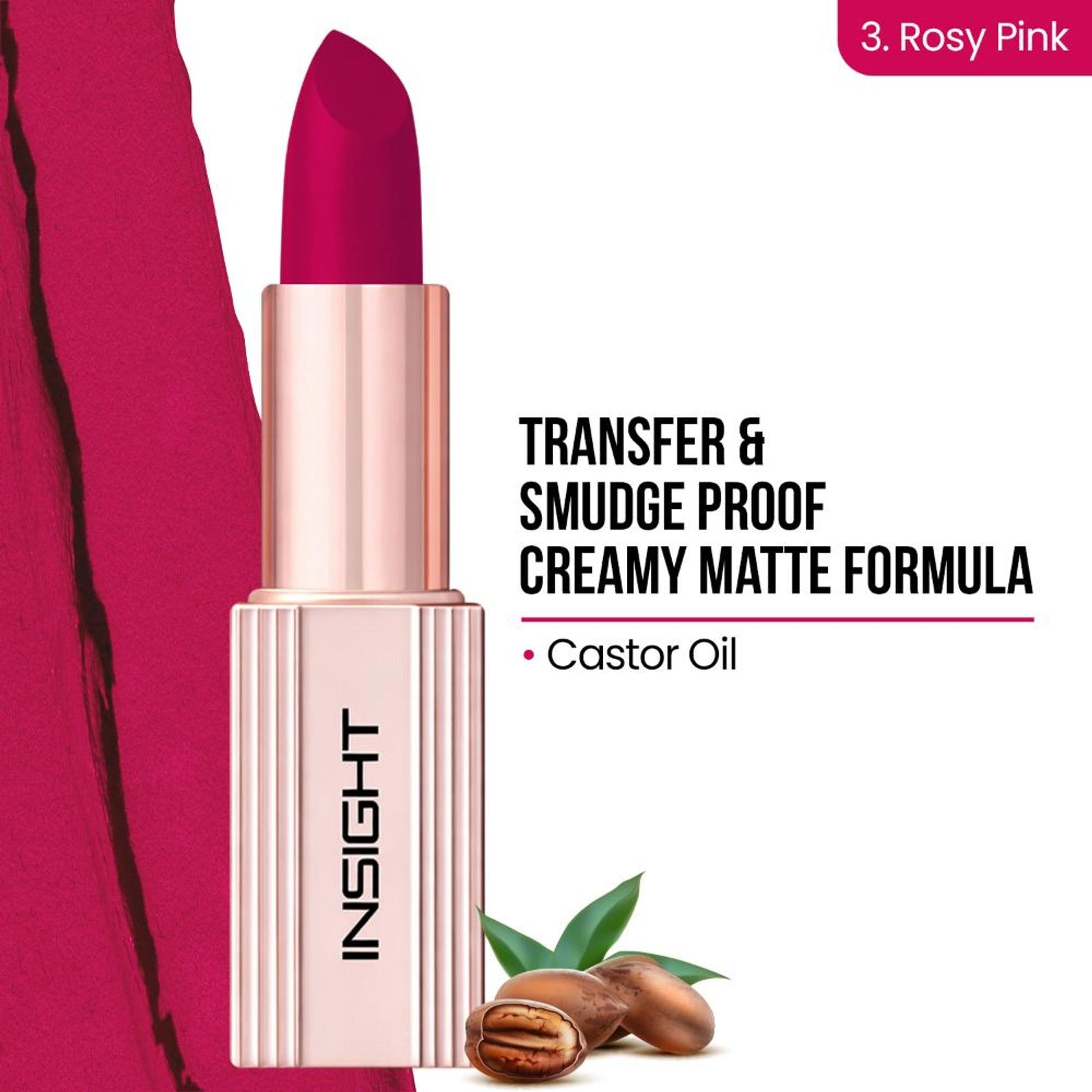 Insight Cosmetics Soft Blur Matte Lipstick - Rosy Pink