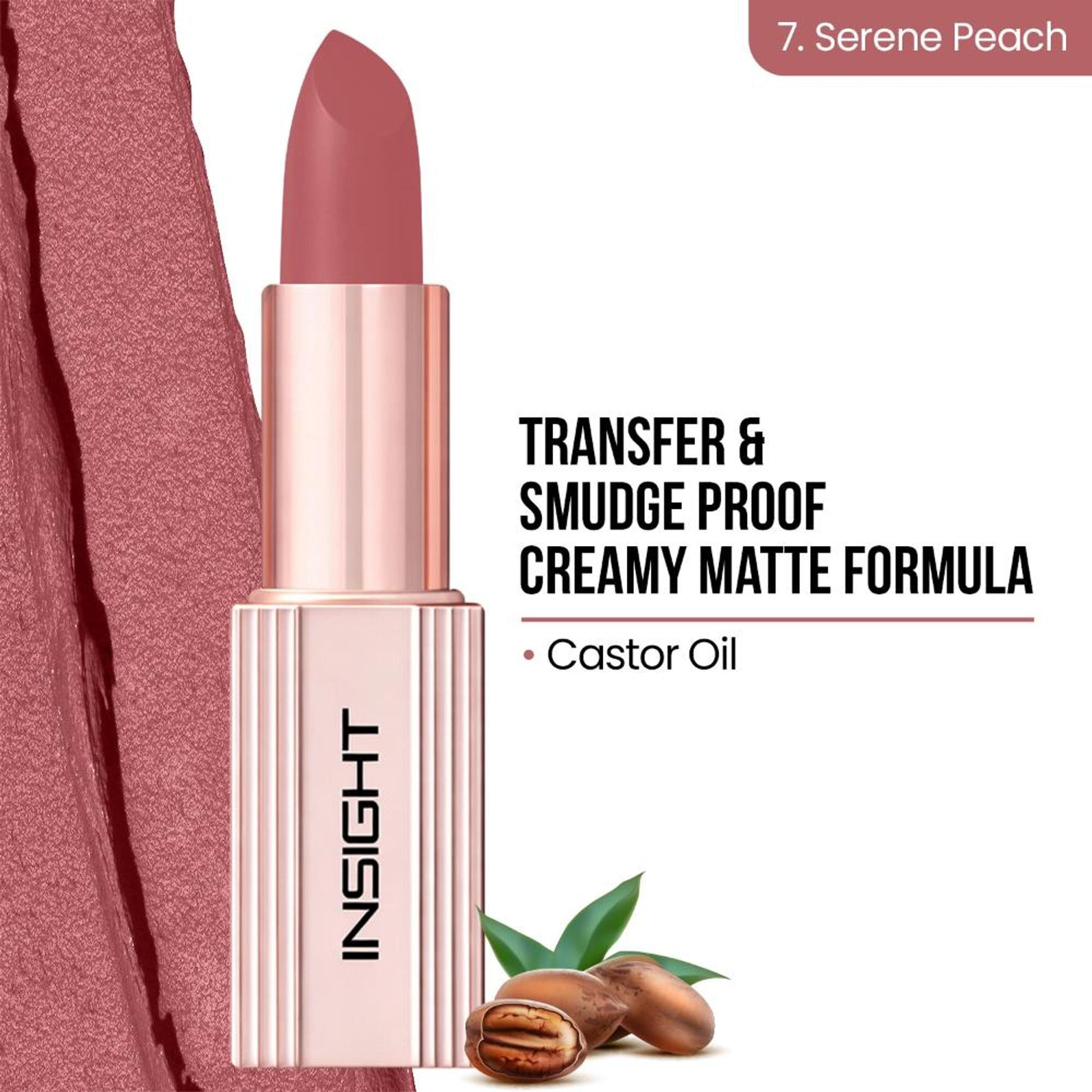 Insight Cosmetics Soft Blur Matte Lipstick - Serene Peach