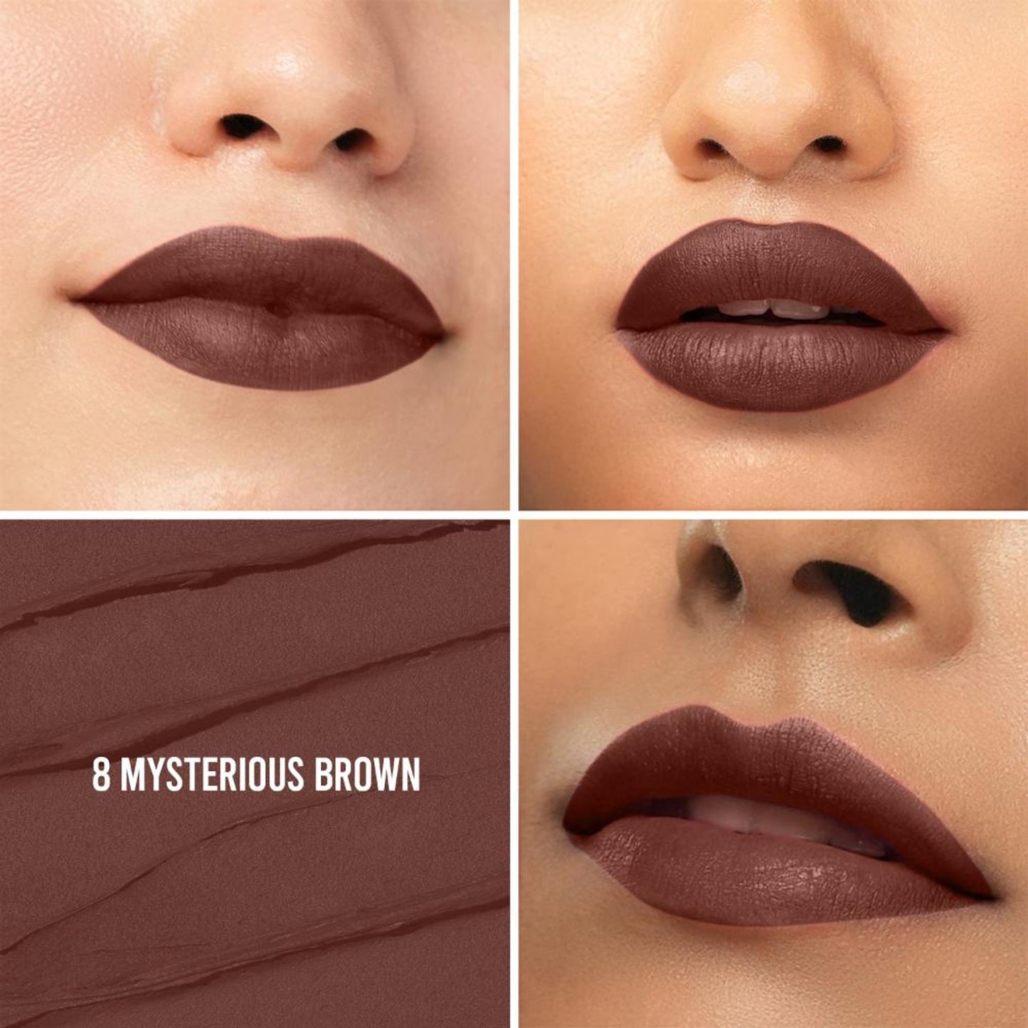 Insight Cosmetics Soft Blur Matte Lipstick - Mysterious Brown