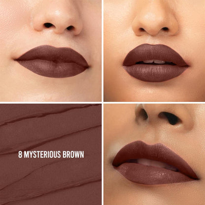 Insight Cosmetics Soft Blur Matte Lipstick - Mysterious Brown
