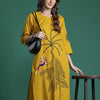 Dhiyona IE Embroidered Straight Tunic With Trousers Co-Ords