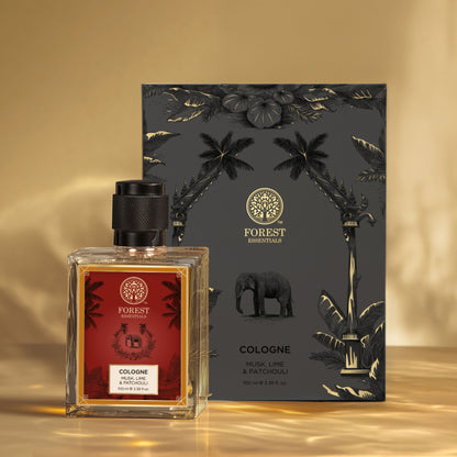 Forest Essentials Cologne Musk, Lime & Patchouli - Long Lasting & Sophisticated
