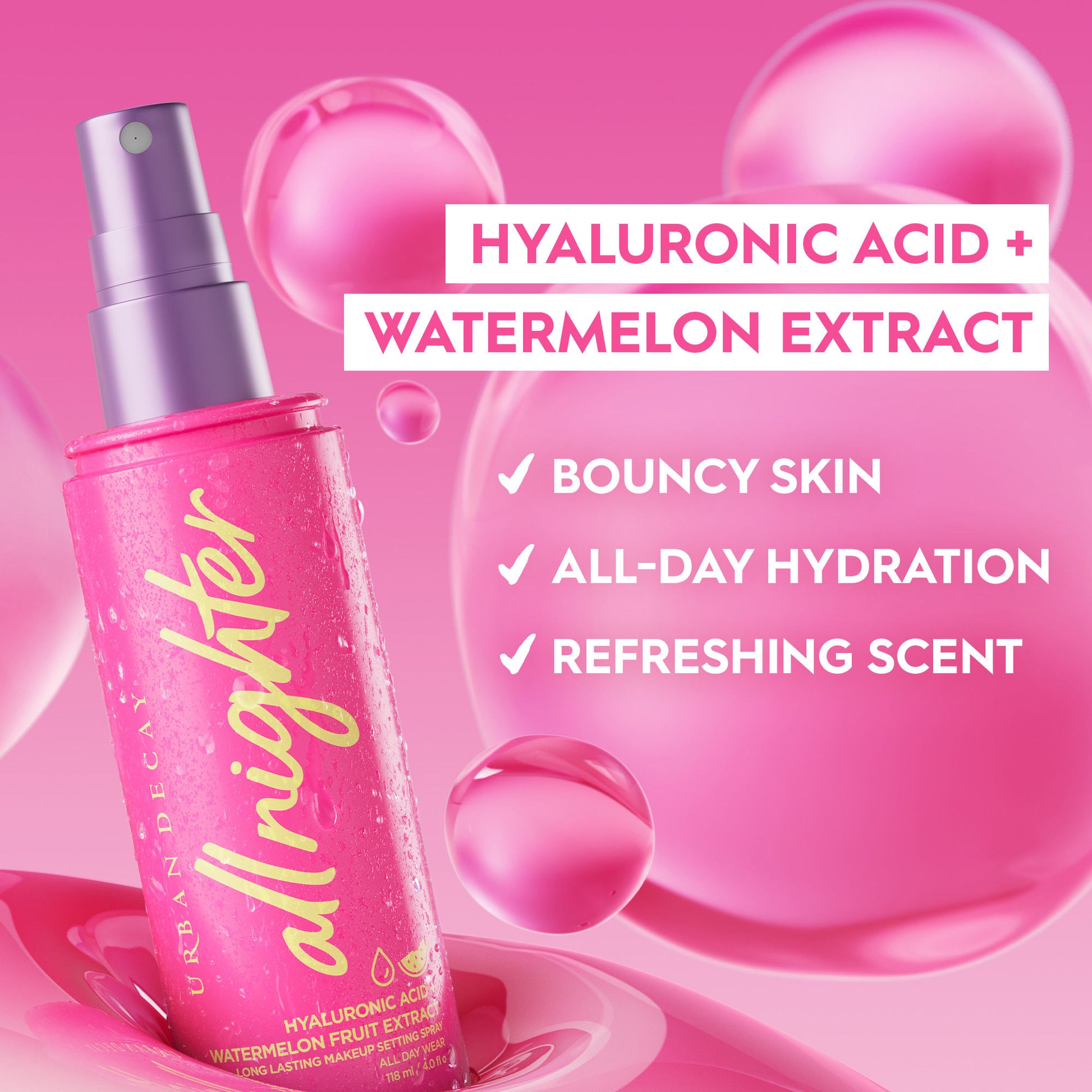 Urban Decay All Nighter Hyaluronic Setting Spray - 33.7g