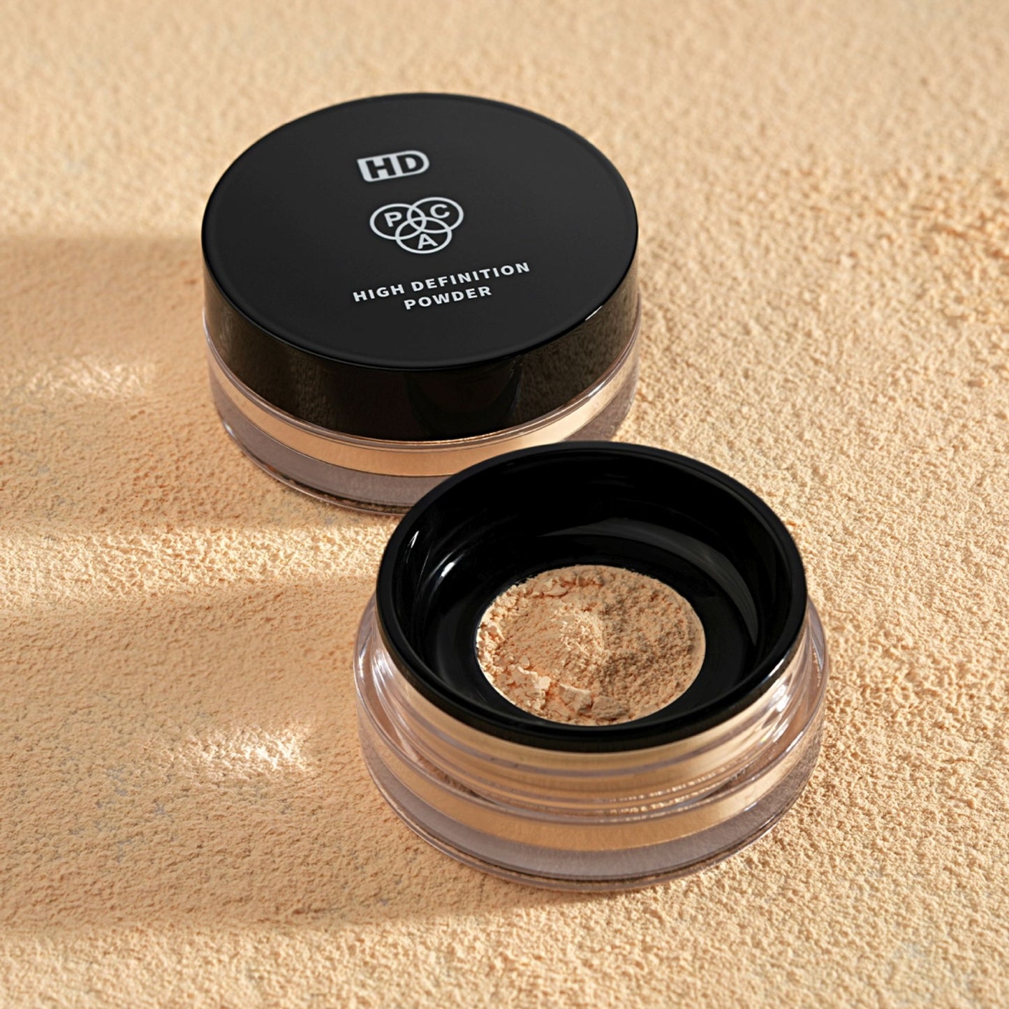 PAC HD Powder - Absorbs Oil & Shine, Ultra Blurring Matte Finish, Prevents Flashbacks - Banana