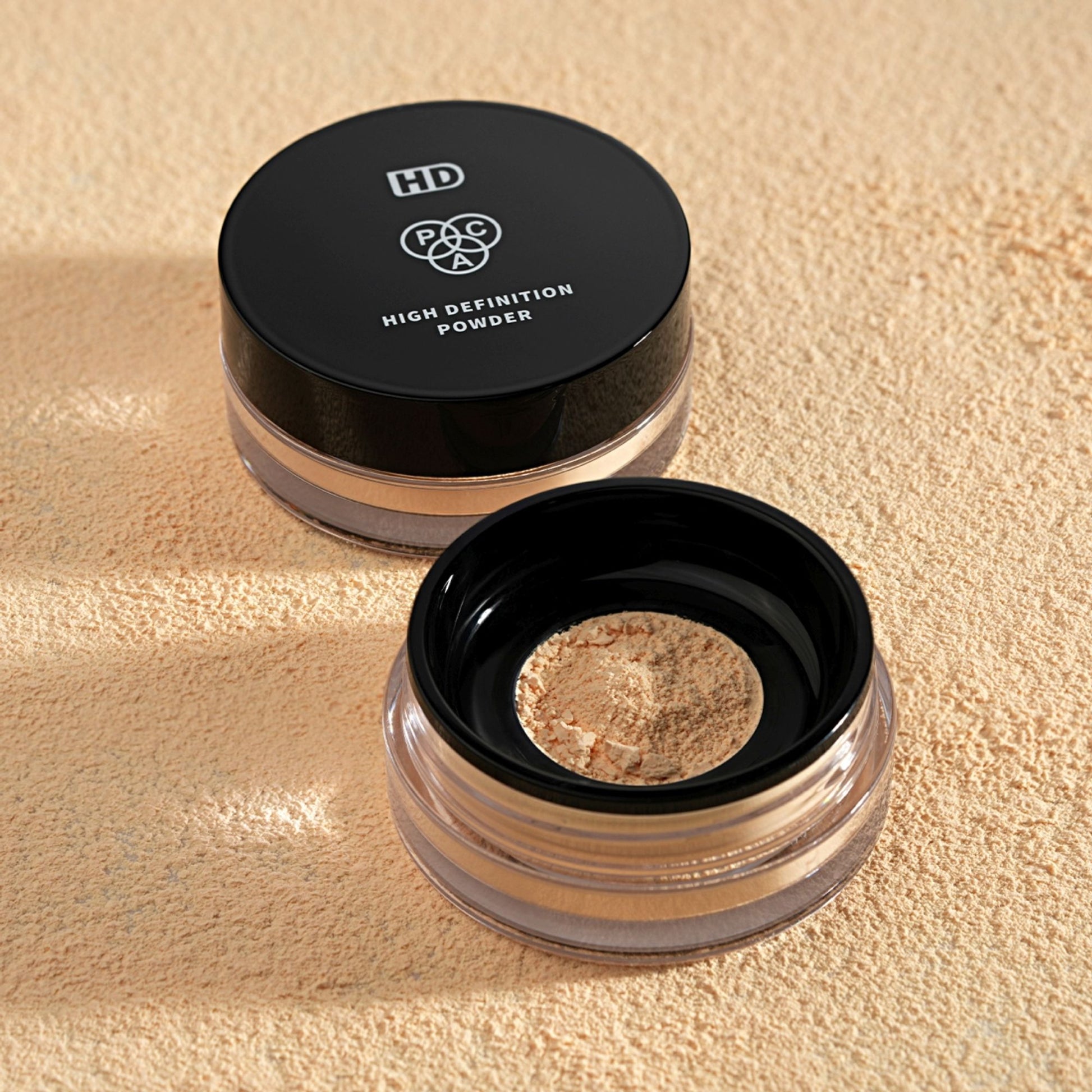 PAC HD Powder - Absorbs Oil & Shine, Ultra Blurring Matte Finish, Prevents Flashbacks - Banana