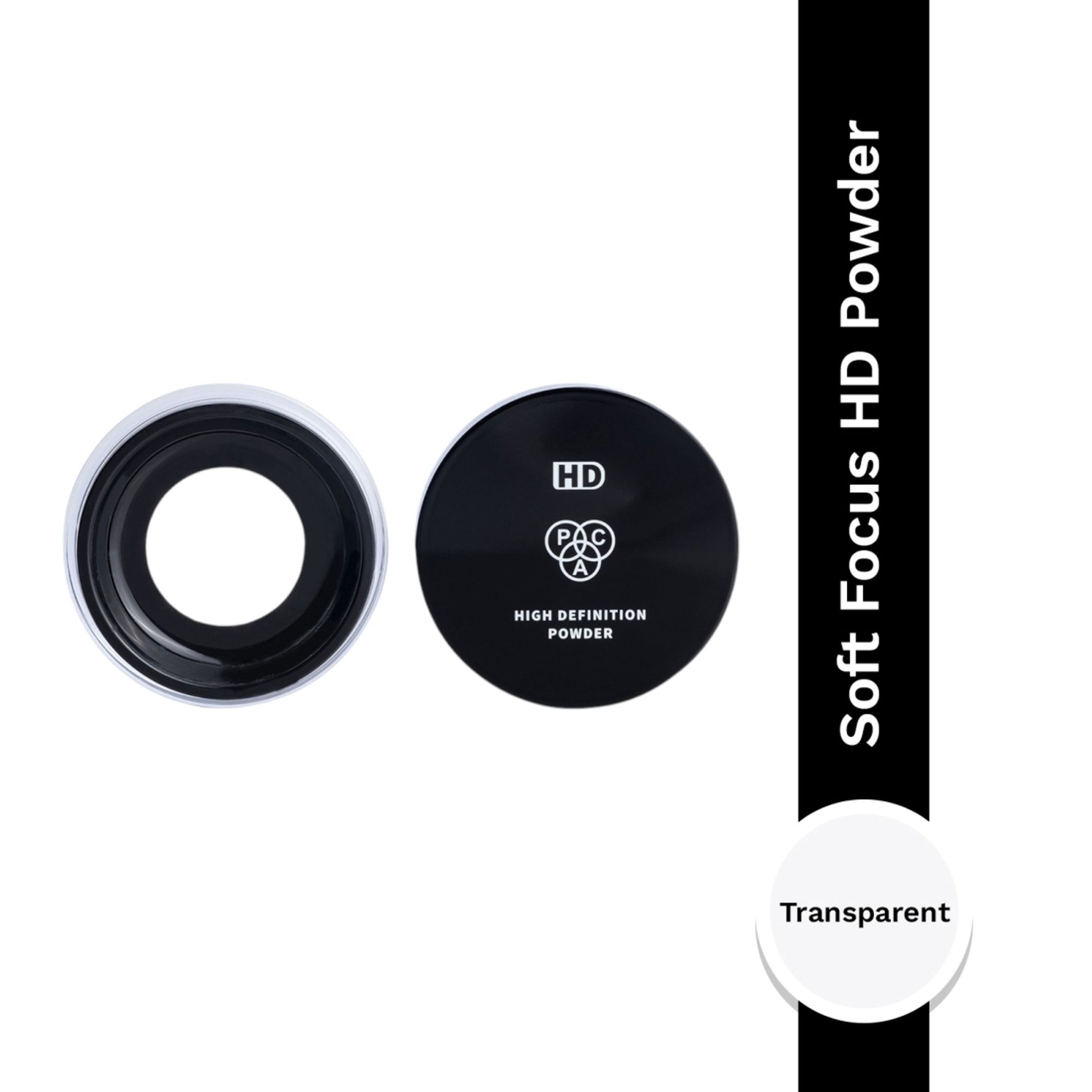 PAC HD Powder - Absorbs Oil & Shine, Ultra Blurring Matte Finish, Prevents Flashbacks - Transparent