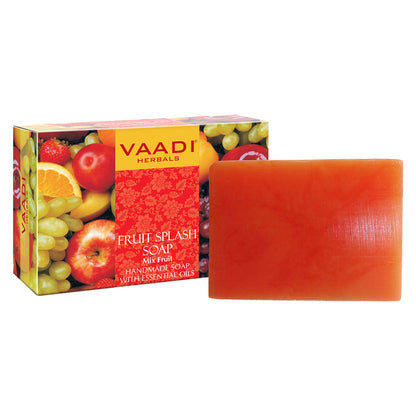 Vaadi Herbals Fruit Splash Soap Mix Fruit Handmade Soap With Essential Oils