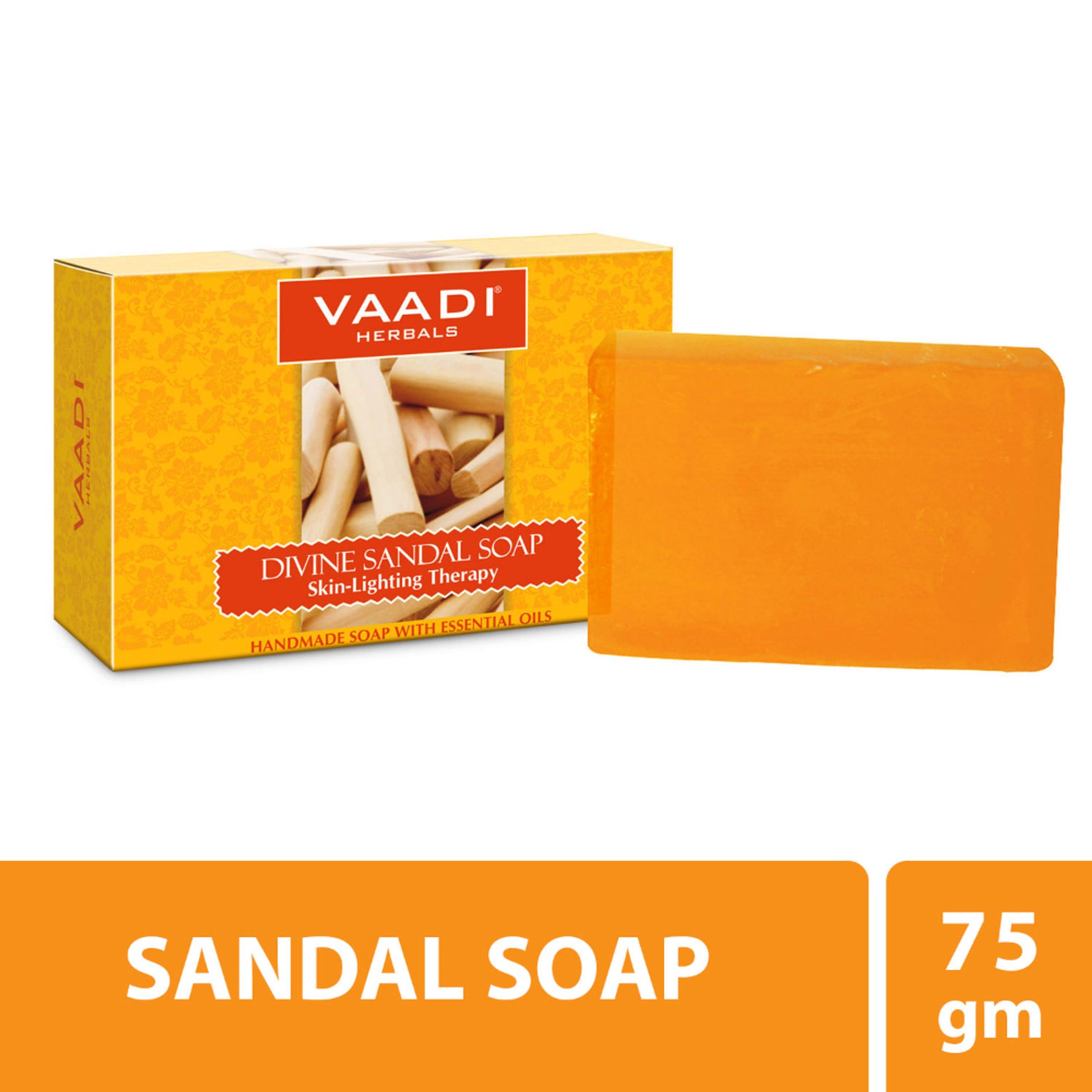 Vaadi Herbals Divine Sandal Soap Skin Lighting Therapry
