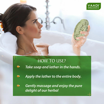 Vaadi Herbals Neem Patti Soap - Contains Pure Neem Leave