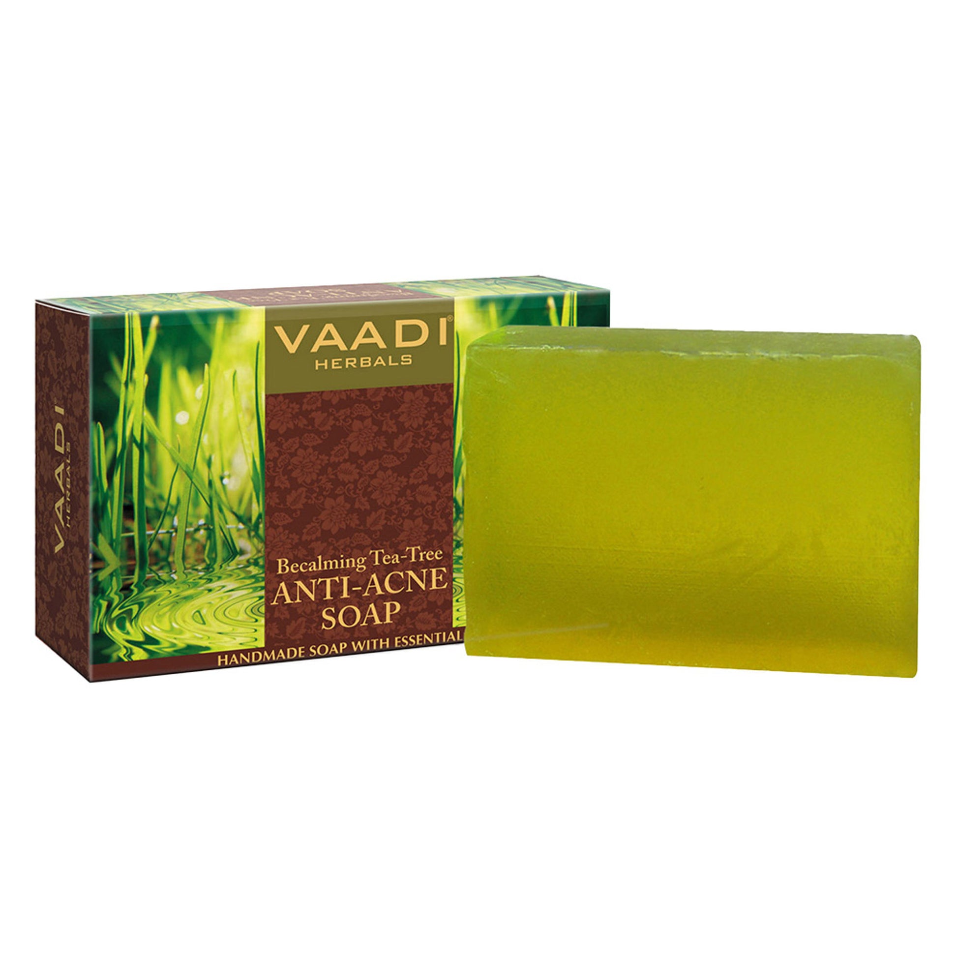 Vaadi Herbals Anti-Acne Soap With Becalming & Tea Tree Oil