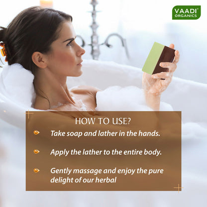 Vaadi Herbals Tempting Chocolate & Mint Soap-Deep Moisturising Therapy