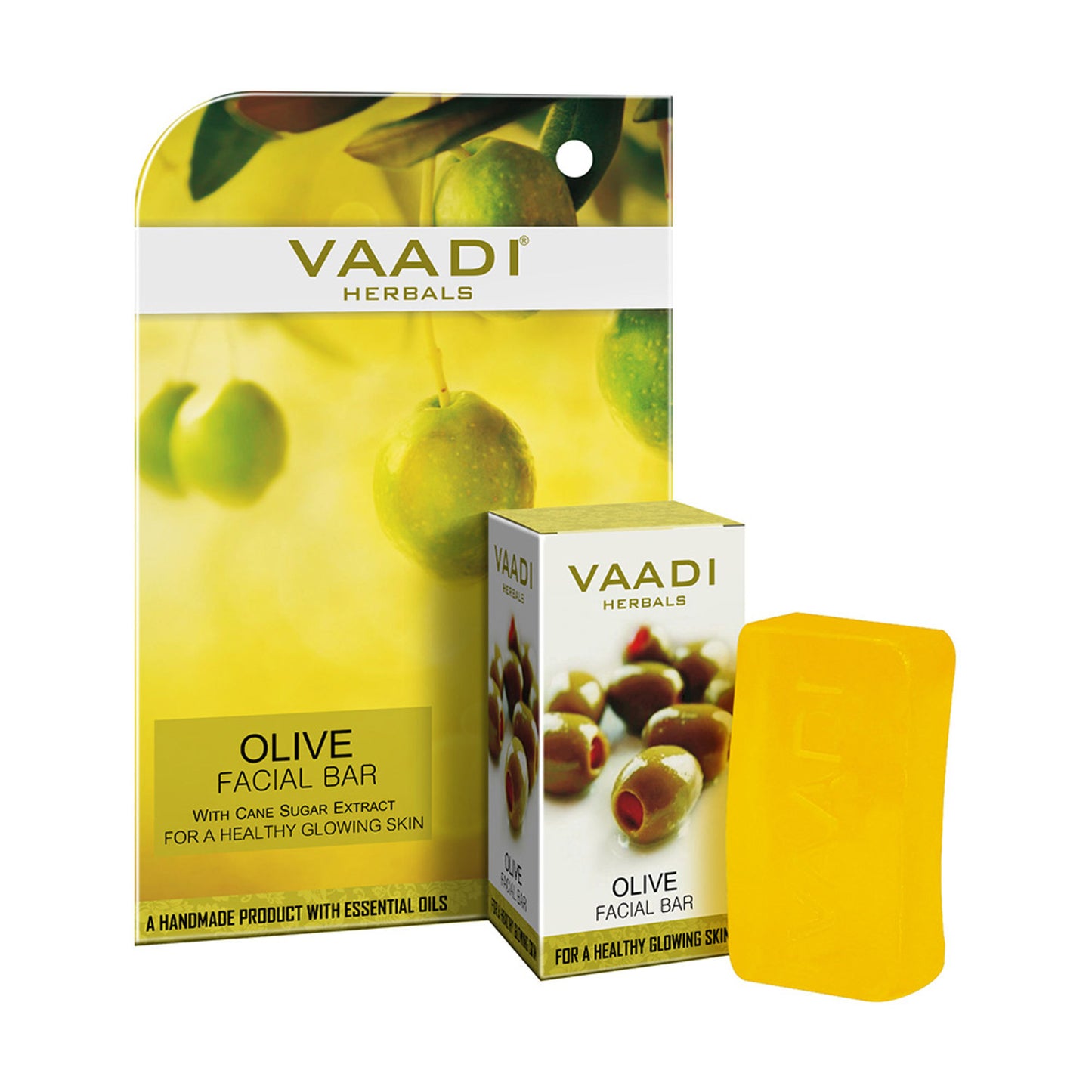 Vaadi Herbals Olive Facial Bar With Cane Sugar Extract